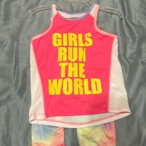 Girls Athletic capri set